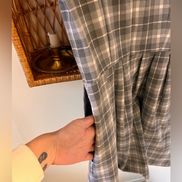 SOLD Birds of North America plaid dress - Picture 4 of 6